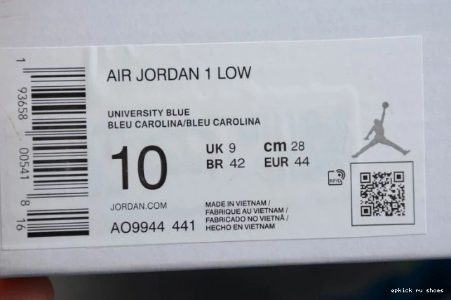 Cheap UNC Low Jordan 1 AO9944-441 Air (W) 0818
